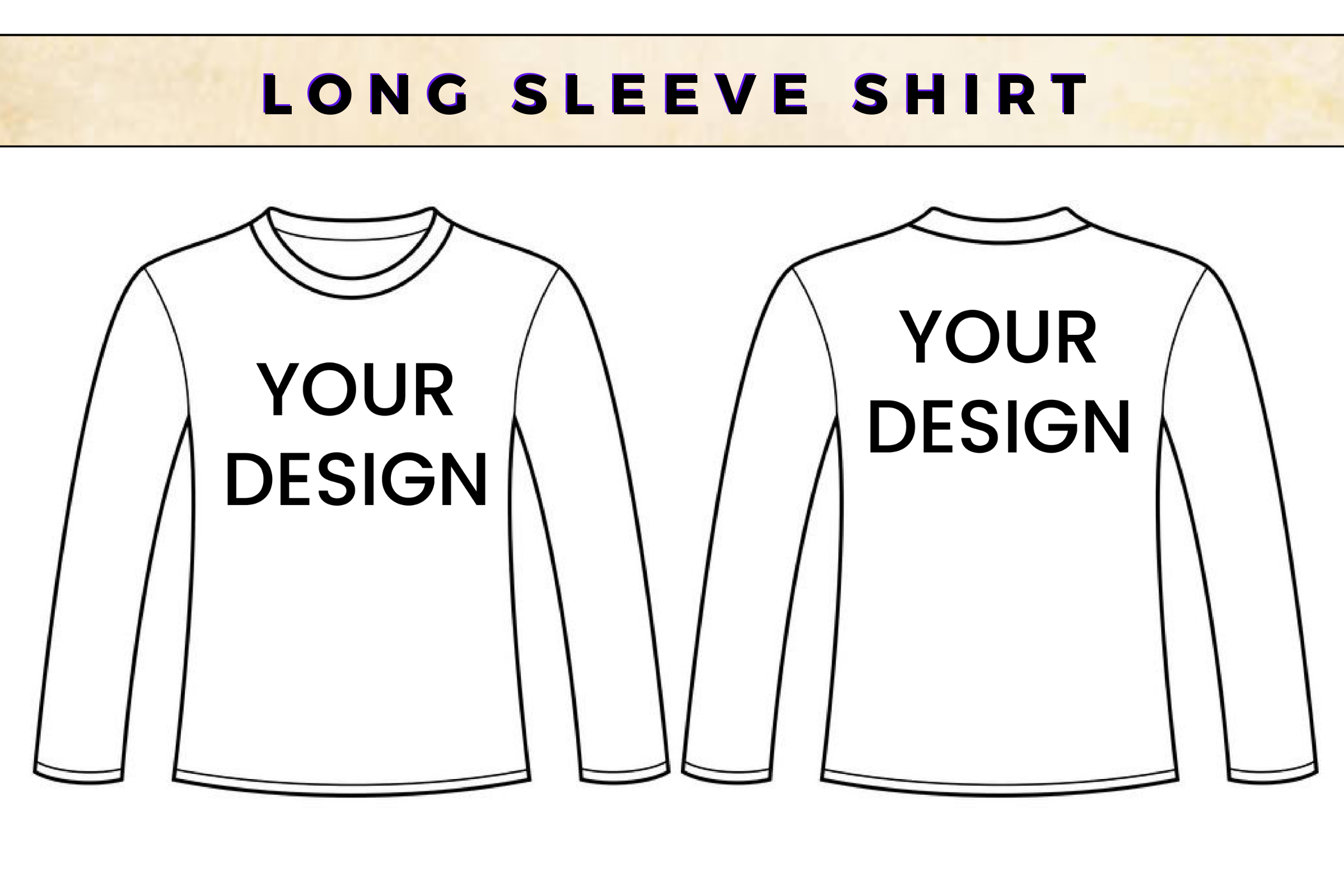 Long Sleeve Shirt Layout